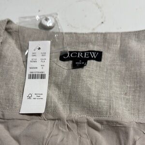 J. Crew Tan Fabric Tag